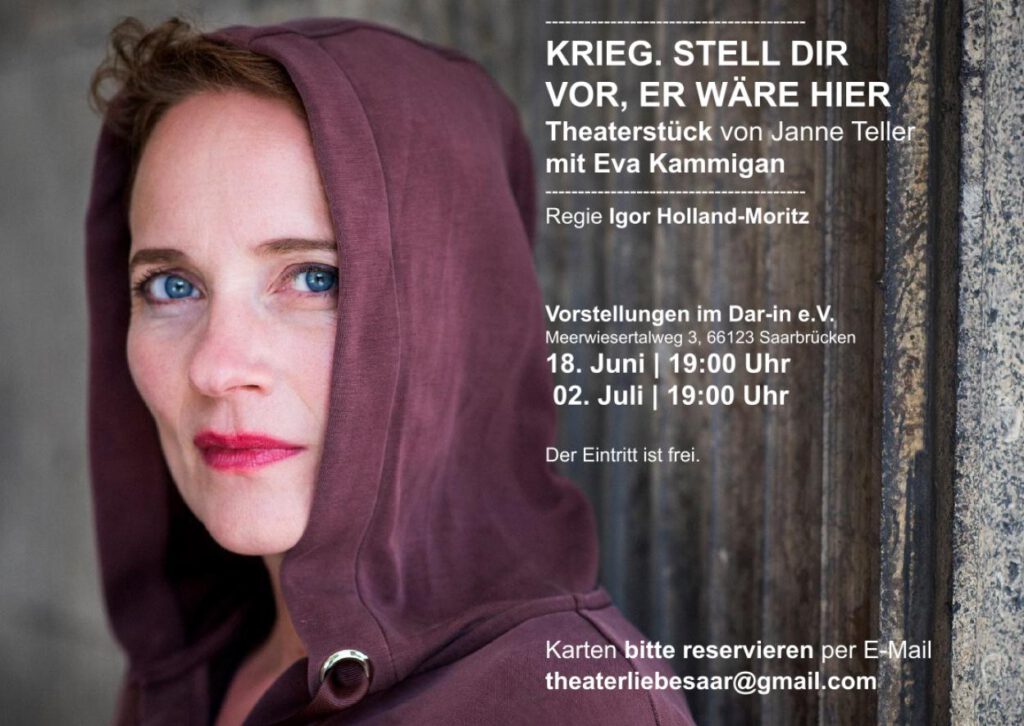 KRIEG. STELL DIR VOR, ER WÄRE HIER